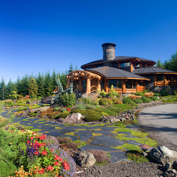 The Carousel House; Murray Arnottt Design. LogWork: Nicola LogWorks