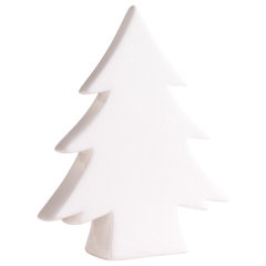 Zodax Teton 16.5 Tall White Ceramic Tree