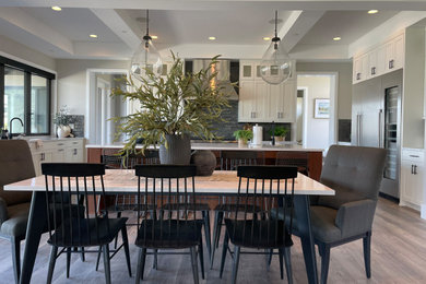 Inspiration for a dining room remodel in Seattle