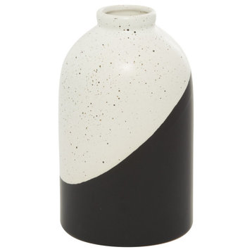 Contemporary Black Ceramic Vase 70384