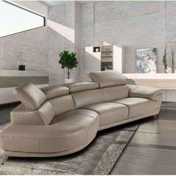 Marisol Sectional Sofa by Nicoletti | Taupe
