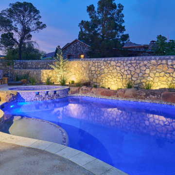 Hillside Backyard Renovation El Paso