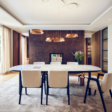 Umbau einer Villa zu einem modernen Wohnhaus