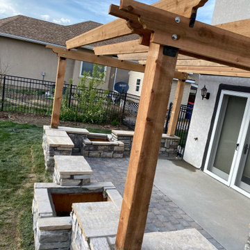Patios, pergolas, xeriscaping and fence projects