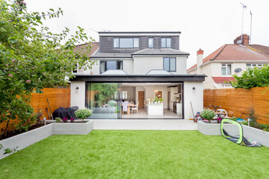 This is an example of a modern house exterior in London.