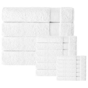 Kansas Turkish Cotton Towel Set, 16 Pcs Set
