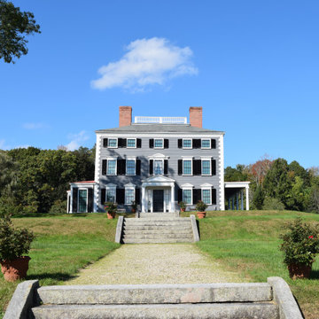 Exterior Painting of Historical Estate in Lincoln, MA