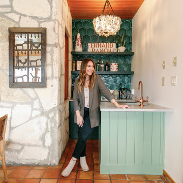 Haylie Duff's Lakefront Cabin and Clay Imports Palmas Tiles