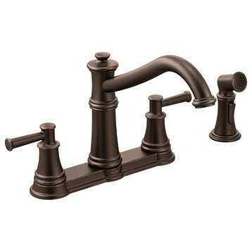 Moen Belfield 2-Handle High Arc Kitchen Faucet, Oil Rubbed Bronze