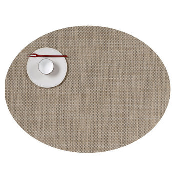 Minibasket Oval Table Mat, Linen