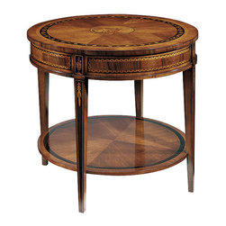Inviting Home Inc. - Louis Xvi-Style Inlaid Table - Side Tables And End Tables