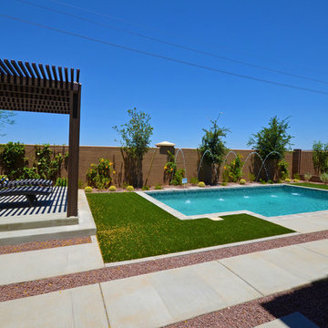 Backyard with Pool