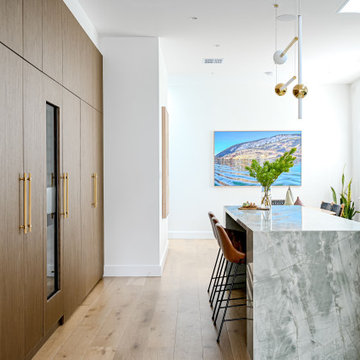 Maximising Space and Style: A Contemporary Renovation with Brushed Gold Accents