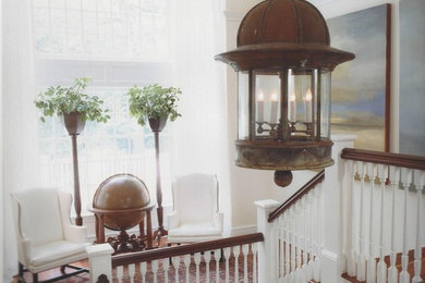 Entryway - transitional entryway idea in New York