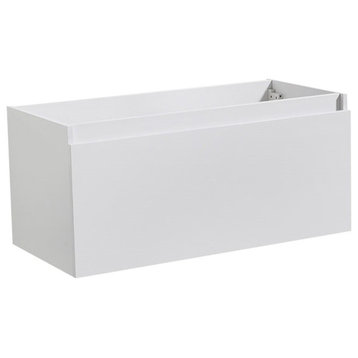 Fresca FCB8010 Mezzo 39" Engineered Wood Vanity Cabinet Only - - White