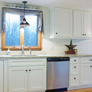 Transitional White Maple Overlay Kitchen