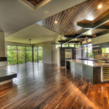Kitchen + Living Room