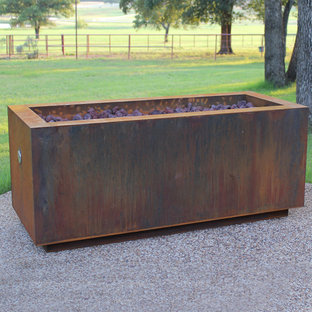 Hidden Propane Tank Fire Pit Ideas Photos Houzz