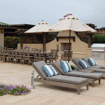 Stinson Beach Coastal Mediterranean Backyard Remodel