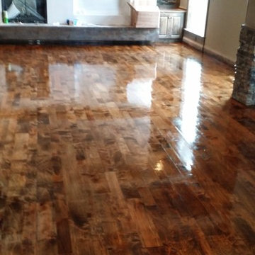 Custom Stain on Maple