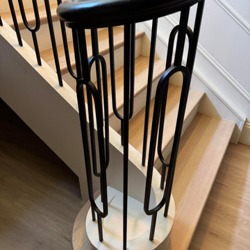 Project #134 | Straight Staircase with Elliptical Stringer