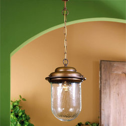 Crackle 1033 Outdoor Pendant Light - Outdoor Hanging Lights
