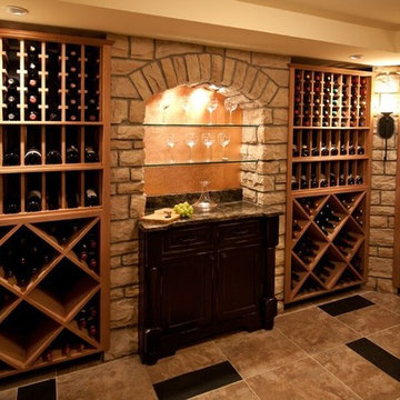 Dunbar Mediterranean Style Wine Cellar