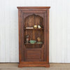 Antique Indian Arched Open Bookcase