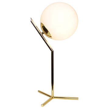 Mid Century Brass Table / Desk Lamp