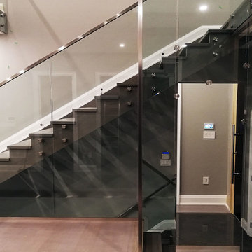 Ruggles Glass Railings with Stainless Steel Cap Rail