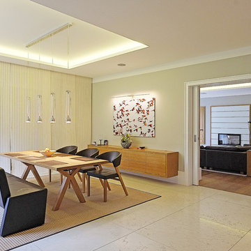 Essbereich und Wohnzimmer