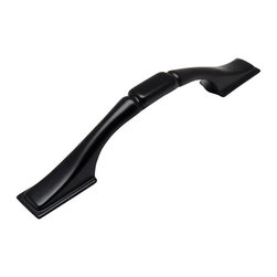 Cosmas - Cabinet Pull, 3" Hole Centers, Set of 25, Flat Black - Cabinet And Drawer Handle Pulls