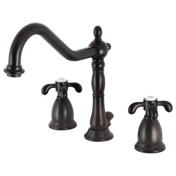 Kingston Brass KS199.TX French Country 1.2 GPM Widespread - Oil Rubbed Bronze