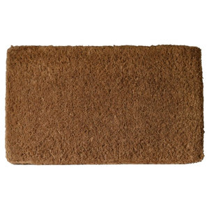 Entryways Blank Extra Thick Hand Woven Coir Doormat 18 X 30 Inch