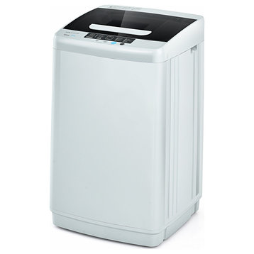 Costway Portable Full-Automatic Laundry Washing Machine Washer W/ Drain Pump