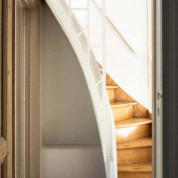Garde corps CANVA sur escalier ancien