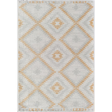 CosmoLiving Soleil Golden Touch Tribal Moroccan Area Rug, 2'x4'