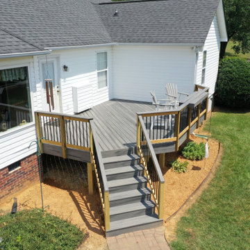 Trex Transcends Deck with Railing Bar Top