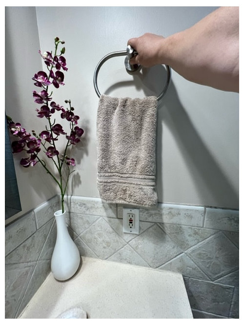 Towel Ring Height Dilemma