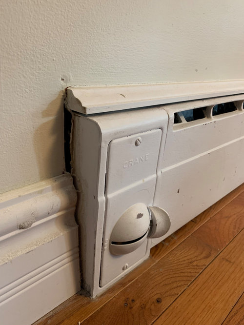 Need advice on appropriate MCM mouldings for baseboard radiators