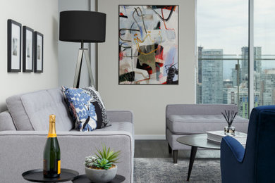 Example of a minimalist living room design
