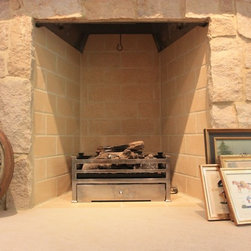 Cozy addition and master bathroom - Indoor Fireplaces
