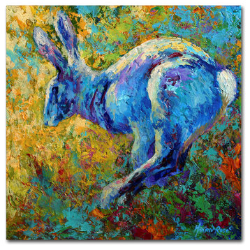 Marion Rose 'Hare' Canvas Art, 18" x 18"