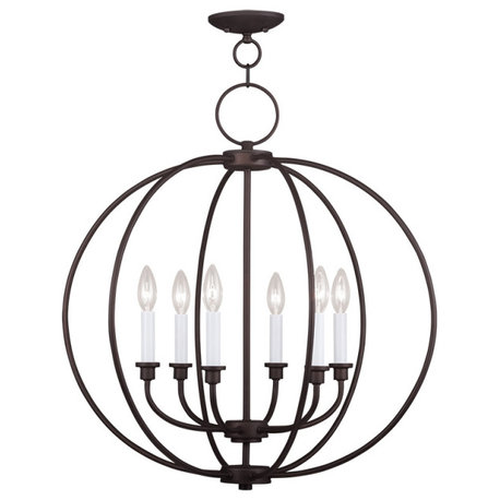 LIVEX Lighting 4666-07 Milania 6-Light Chandelier