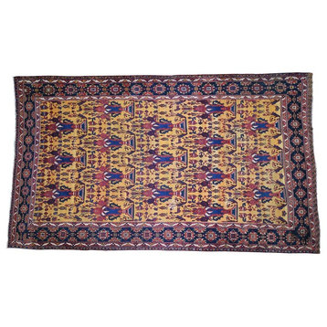 Consigned 10'4"x17'7" Antique Gallery Size Bakhtiari Wool Fine Oriental Rug