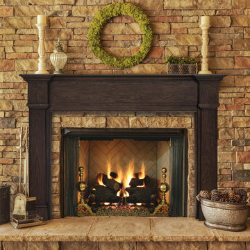 Pearl Mantels Avondale 56" Fireplace Mantel and Surround