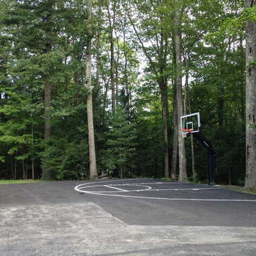 Alvin B's Pro Dunk Platinum Basketball System on a 40x30 in Falmouth, ME