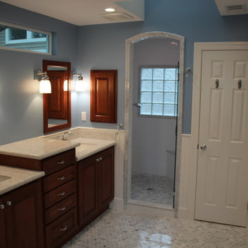 River Oaks Traditional Master Bath