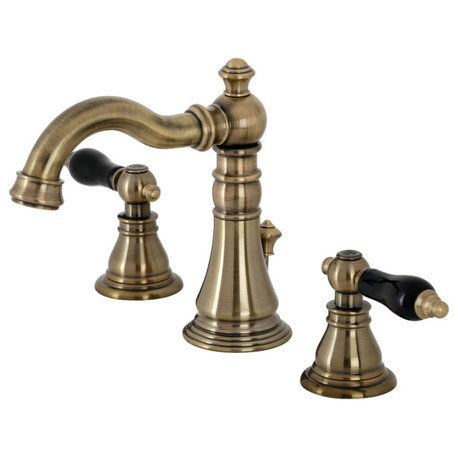 Fsc19733Akl Duchess Widespread Bathroom Faucet With Retail Pop-Up, Antique Brass