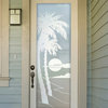 Front Door - Palm Sunset - Fiberglass Smooth - 36" x 80" - Knob on Right -...